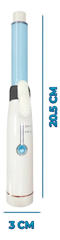 Rizador Automático Inalámbrico Ele-gate De Cerámica Para Cabello Blanco