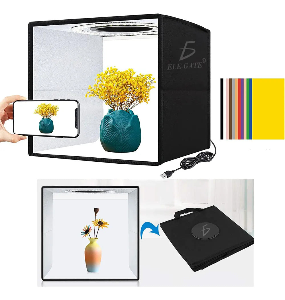 Caja De Estudio Fotográfico Con Luz Led Regulable