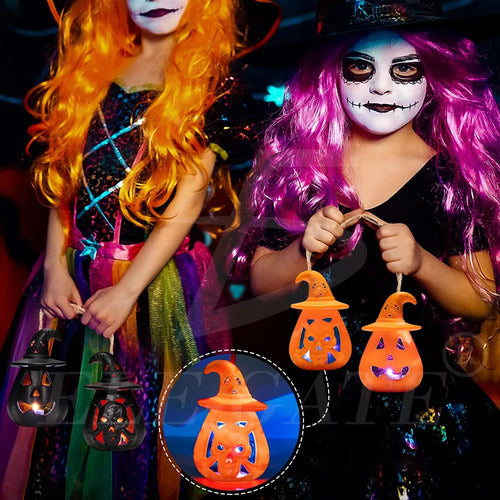 Decoraciones De Halloween Calabacitas Con Sombrero De Bruja
