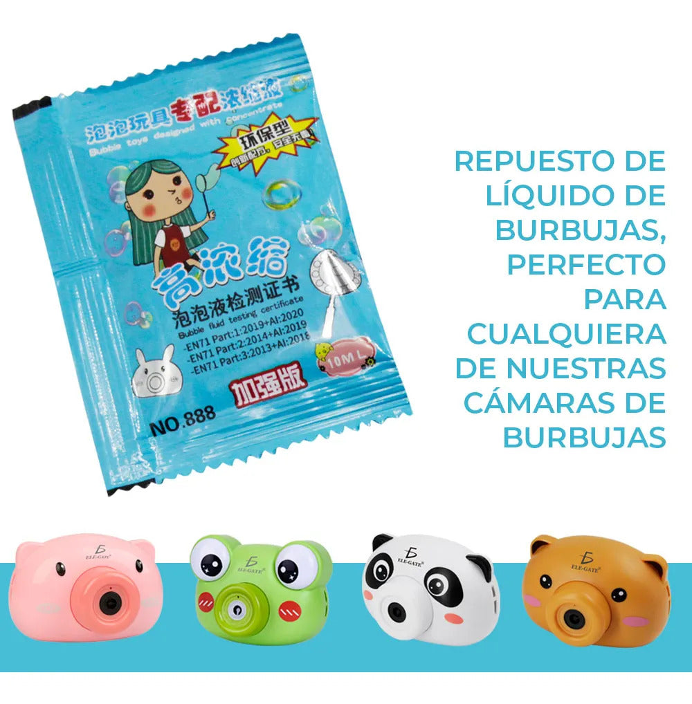 Sobres De Repuesto De Jabón Para Burbujas No Toxico