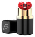 Elegate Auriculares Bluetooth Para Mujer Tipo Lápiz Labial Negro