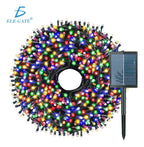 Serie solar de 30 metros con 300 luces LED RGB agua
