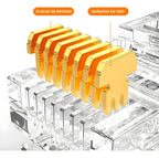 Plug Rj45 Cat6 Trasparente Pass Through Paquete De 100