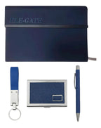 Set De Regalo Elegante Con Libreta Tarjetero Llavero Y