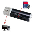 Lector De Tarjetas Multifunción Usb 2.0 All In One Carcasa