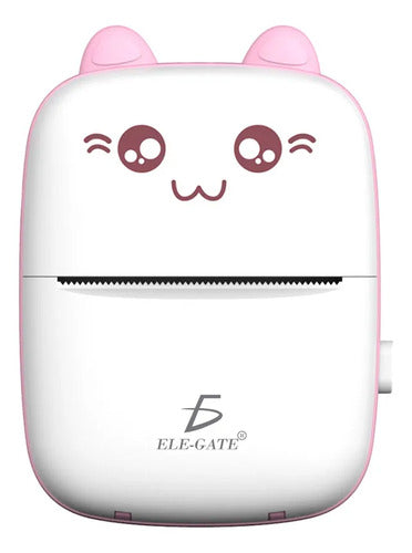 Elegate Mini Impresora Térmica Portátil Bluetooth Para Azul