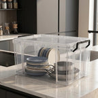 Caja Hermética De 21 L Con Doble Sellado Libre De Bpa