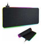 Mouse pad gamer LED multicolor 80x30 cm xl con orilla RGB