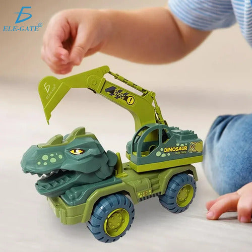 Transportador De Dinosaurios Con Excavadora De Fricción