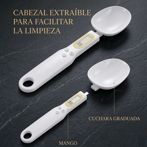 Báscula Digital Tipo Cuchara Para Cocina Medidor