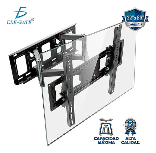 Soporte De Pared Para Tv 32 A 80 Pulgadas Con Brazo