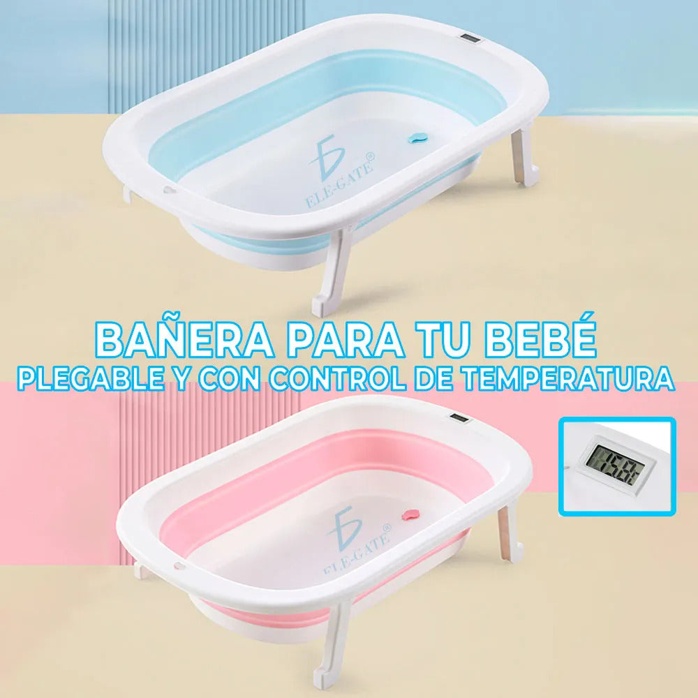 Bañera Tina De Baño Con Termómetro De Agua Para Bebe