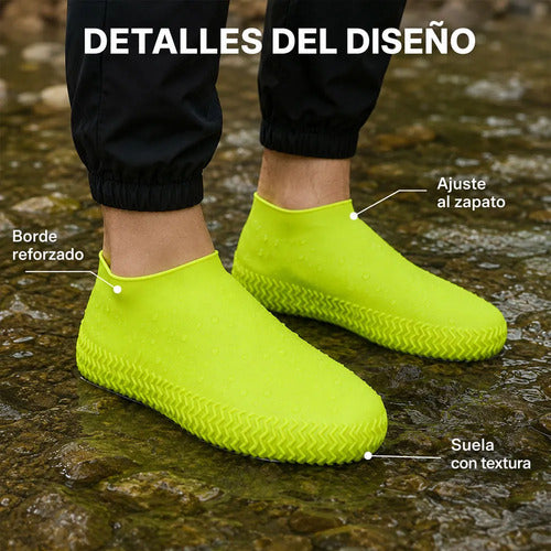 Cubrezapatos De Silicona Talla S Impermeables Y Gris 21
