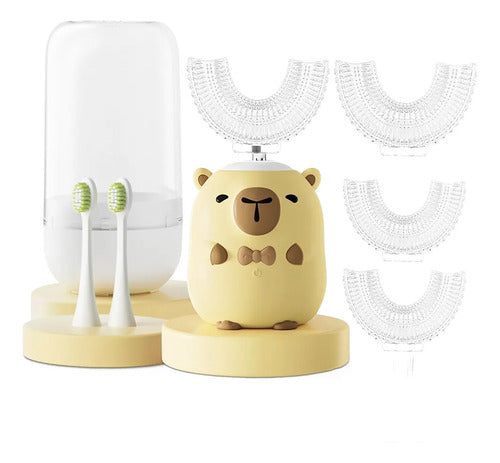 Cepillo De Dientes Eléctrico Infantil Capibara, Cepillo