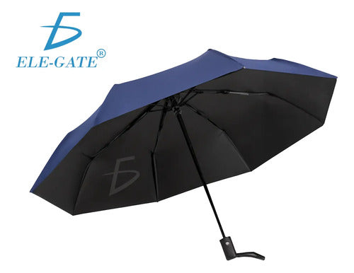 Paraguas Con Protección Uv Y Apertura Automática Mantente Azul