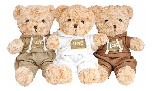 Oso De Peluche Con Sudadera De Moda