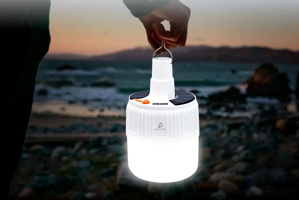 Lámpara Led Portátil Recargable Ele-gate Con Gancho