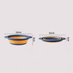 Lavabo De Verduras Y Cesta De Frutas De Plástico Plegable