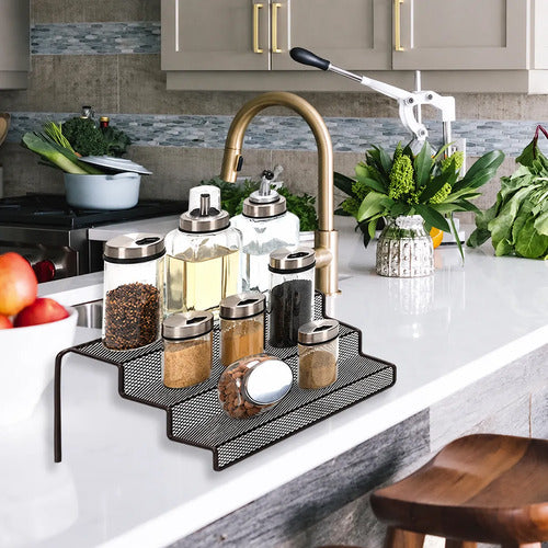 Especiero Organizador De Cocina Ele-gate Malla Metálica