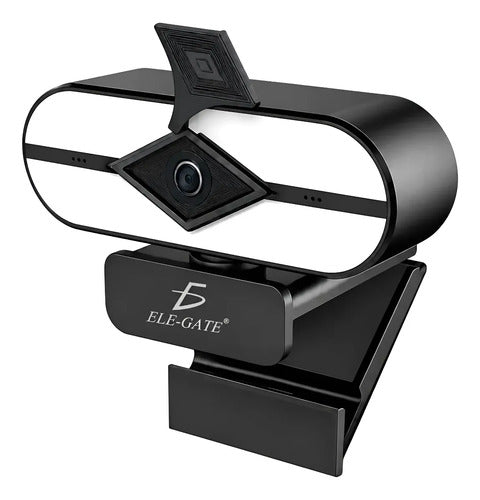 Cámara web USB 4K type-c+usb con luz LED micrófono dual