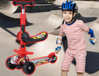 Patinete plegable para niños - resistente y duradero