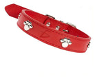Collar De Perro De Cuero Resistente De Talla L 45 Cm Con