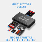 Multilector Externo Memorias A Usb 2.0 Micro Sd