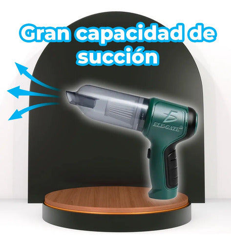 Aspiradora Y Soplador Inalámbrico 2 En 1 - Potente Y Verde Oscuro