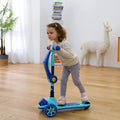 Patín scooter 3 ruedas montable con luces y sonidos