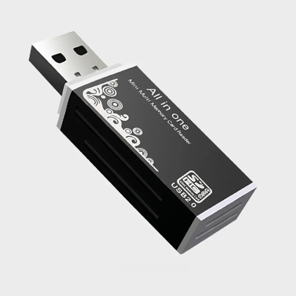 Lector De Tarjetas Sd Usb 5 En 1 Adaptador Micro Sd Ms Duo
