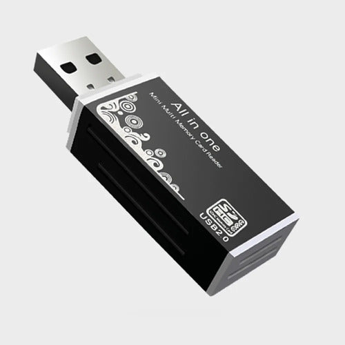 Lector De Tarjetas Sd Usb 5 En 1 Adaptador Micro Sd Ms Duo