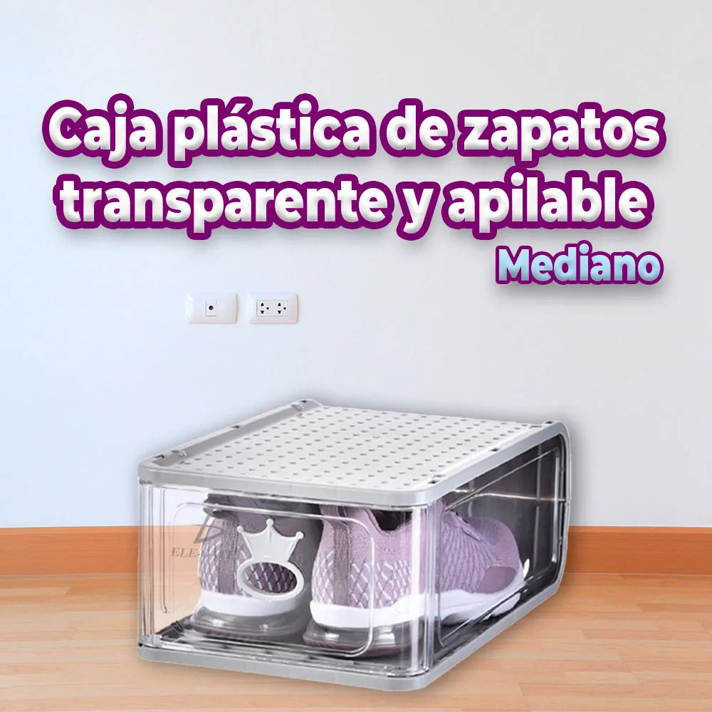 4 Pzs Organizador De Zapatillas Transparente Muestra Tus