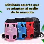 Mochila Porta Mascotas Transpirable Y Portátil Comodidad Y Violeta