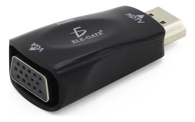 Adaptador Convertidor Hdmi A Vga Audio 3.5