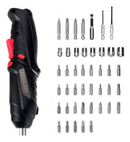 Destornillador Eléctrico Inalámbrico 3.6v 47pcs En 1 Color Negro