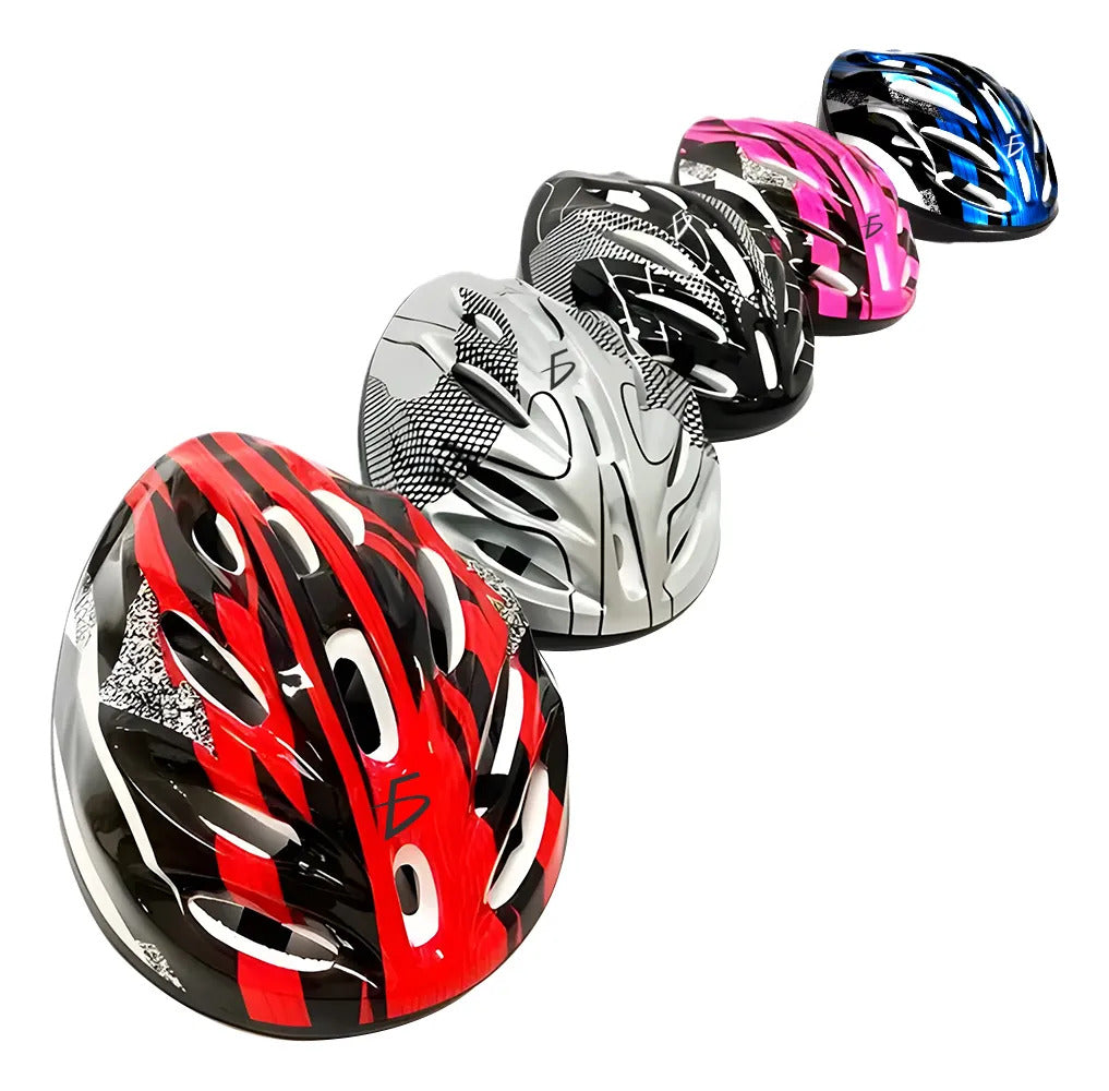 Casco De Seguridad Para Ciclismo O Scooter Con Diseño Rosa M