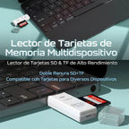 Lector De Tarjetas Usb 3.0 2 En 1 Sd Y Micro Sd Tf