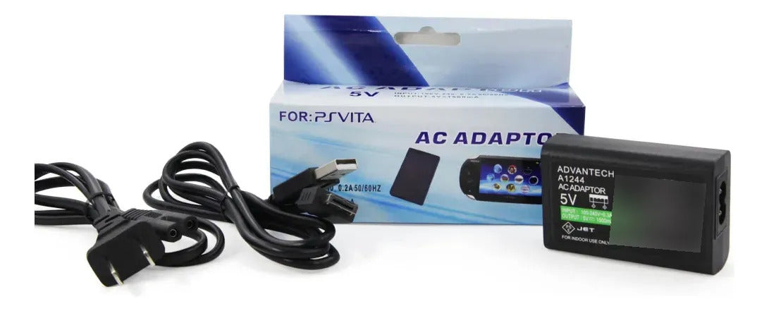 Cargador Regulador 3 En 1 Para Ps Vita Con Cable Usb 5v
