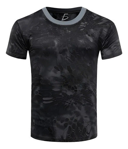Playera Táctica Unisex Talla Xxl Super Transpirable Negro Xxl