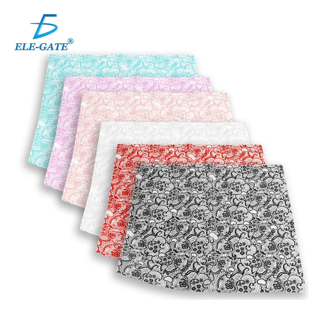 Paquete de 20 pliegos de papel plastificado transparente transparente