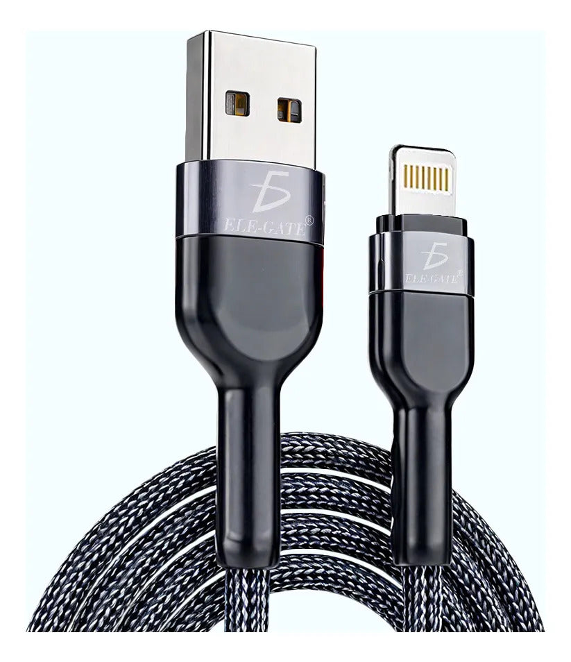 Cable De Carga De Cuerda Usb Para iPhone Lightning Cabeza