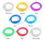 Manguera Tira Neon Led Flexible Luz Verde Con Eliminador