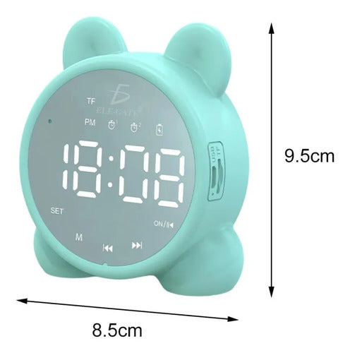 Reloj Digital Despertador Con Luz Despertador Reproductor