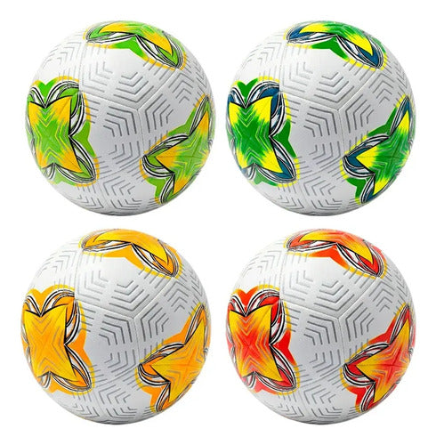 Balón Fútbol Soccer Profesional Entrenamiento No 5 Amarillo