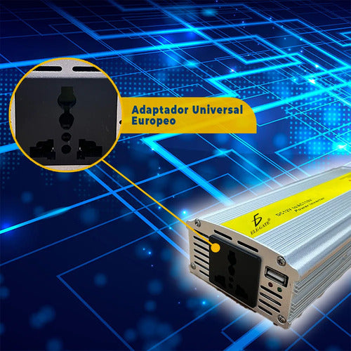 Inversor De Corriente 1000w - Convertidor De Onda