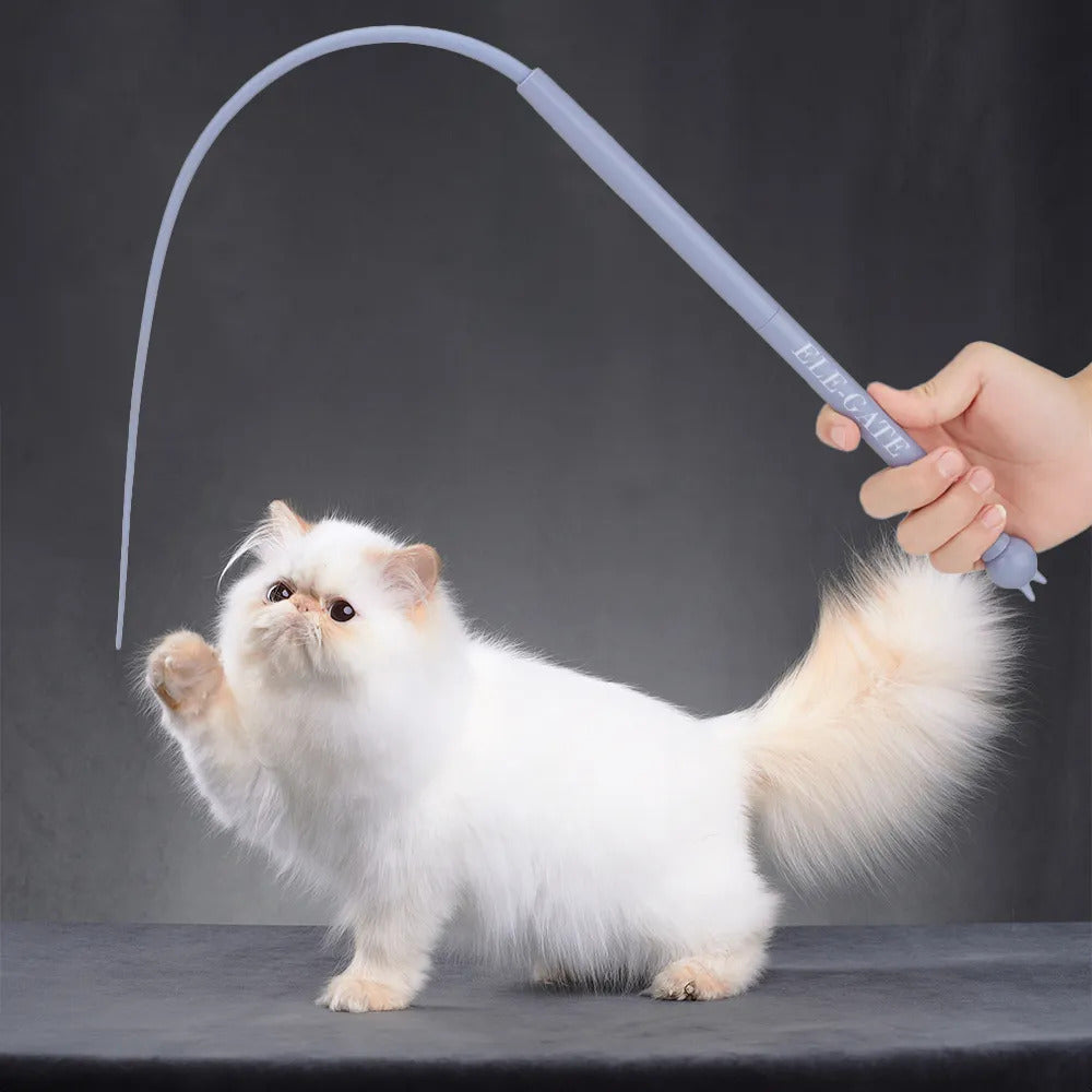 Juguete Para Gato Cola De Ratón Simulada Super Resistente
