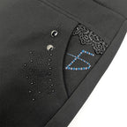 Leggin Pantalon Yoga Tiro Alto Super Stretch Forro Térmico Negro M