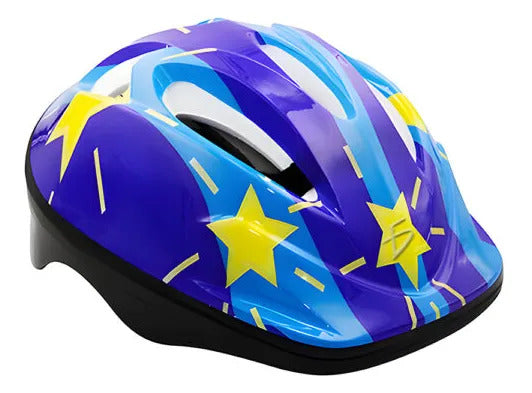 Casco Niños Y Niñas Bicicleta Scooter Patines Patineta Azul P