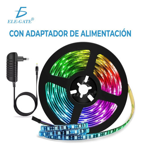 Tira De Luces Led Rgb 5050 Decoración Que Cambia De Color 5m