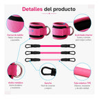 Bandas De Resistencia Para Piernas Con Correas De Tobillo